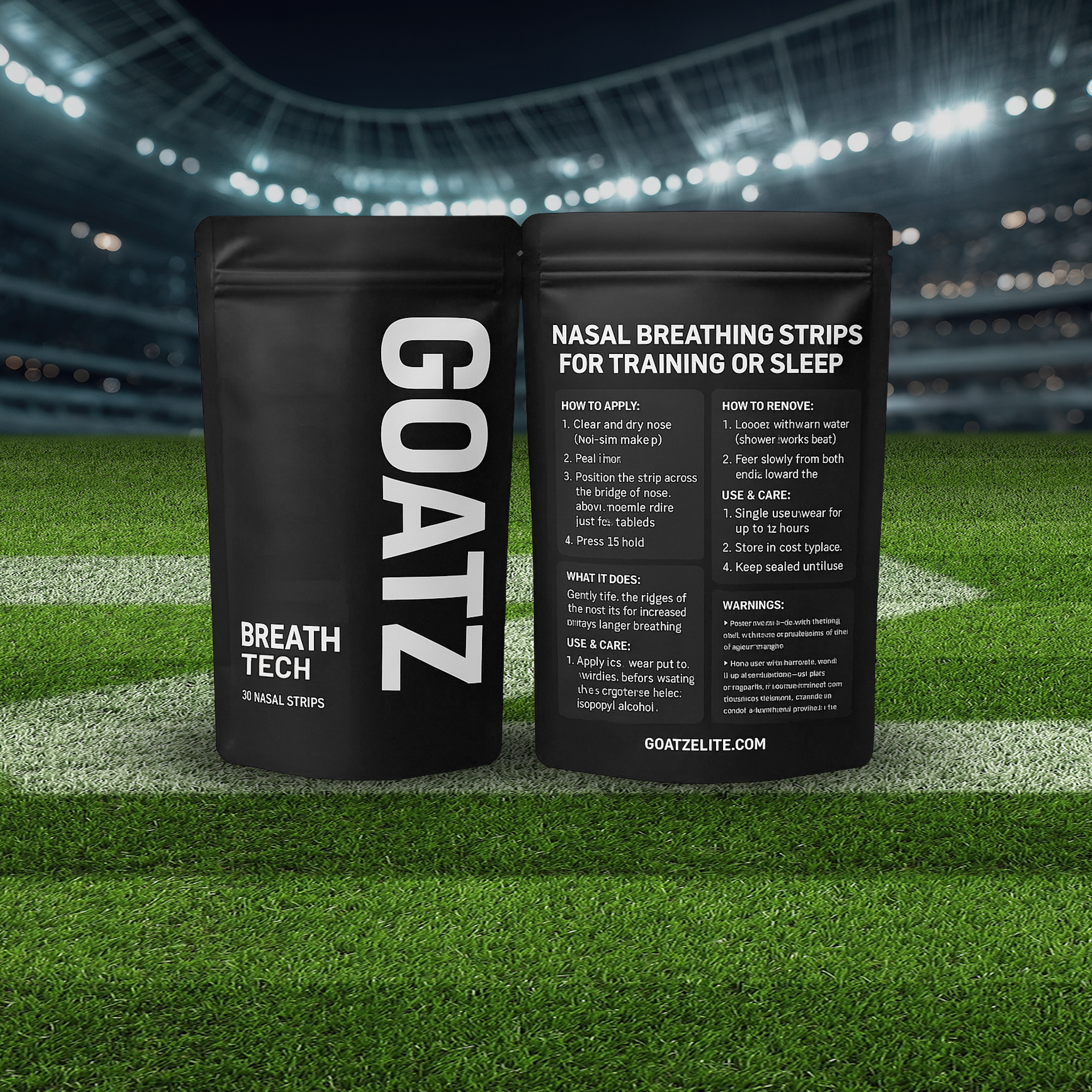 GOATZ Breath Tech Nasal Strips 30 Pack