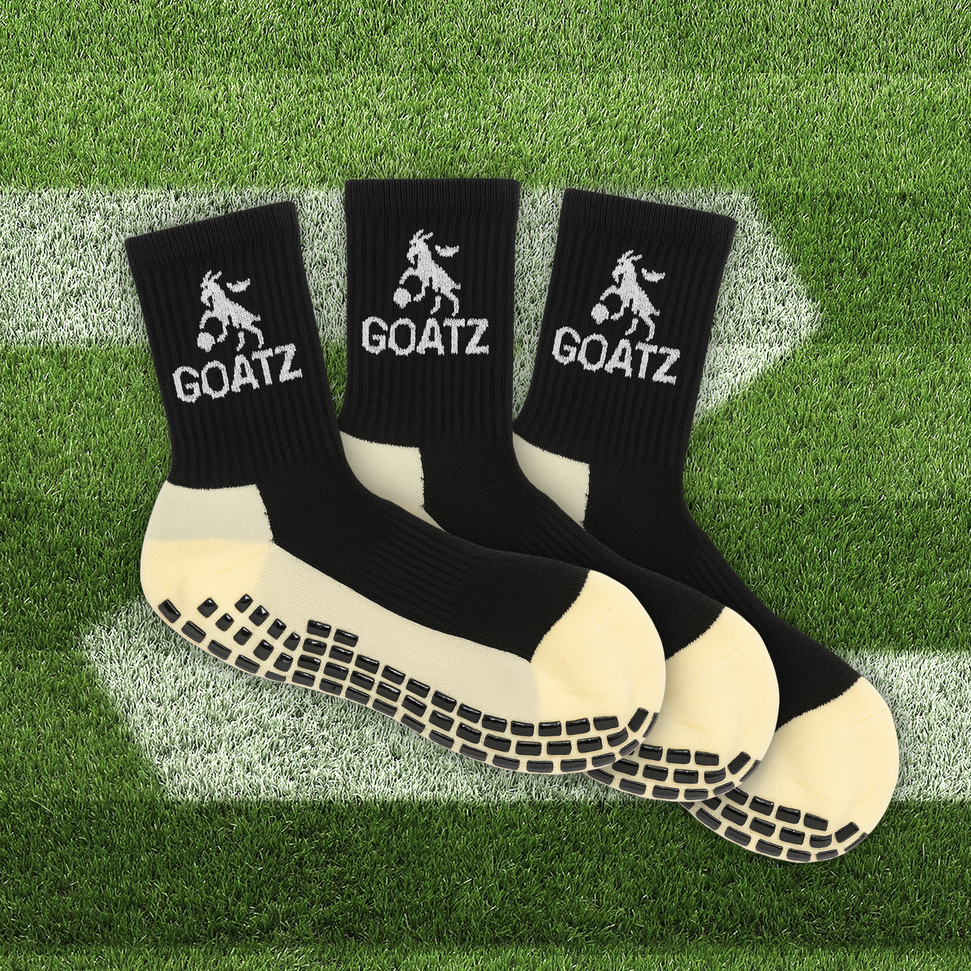 GOATZ Grip Socks (3x Pairs)