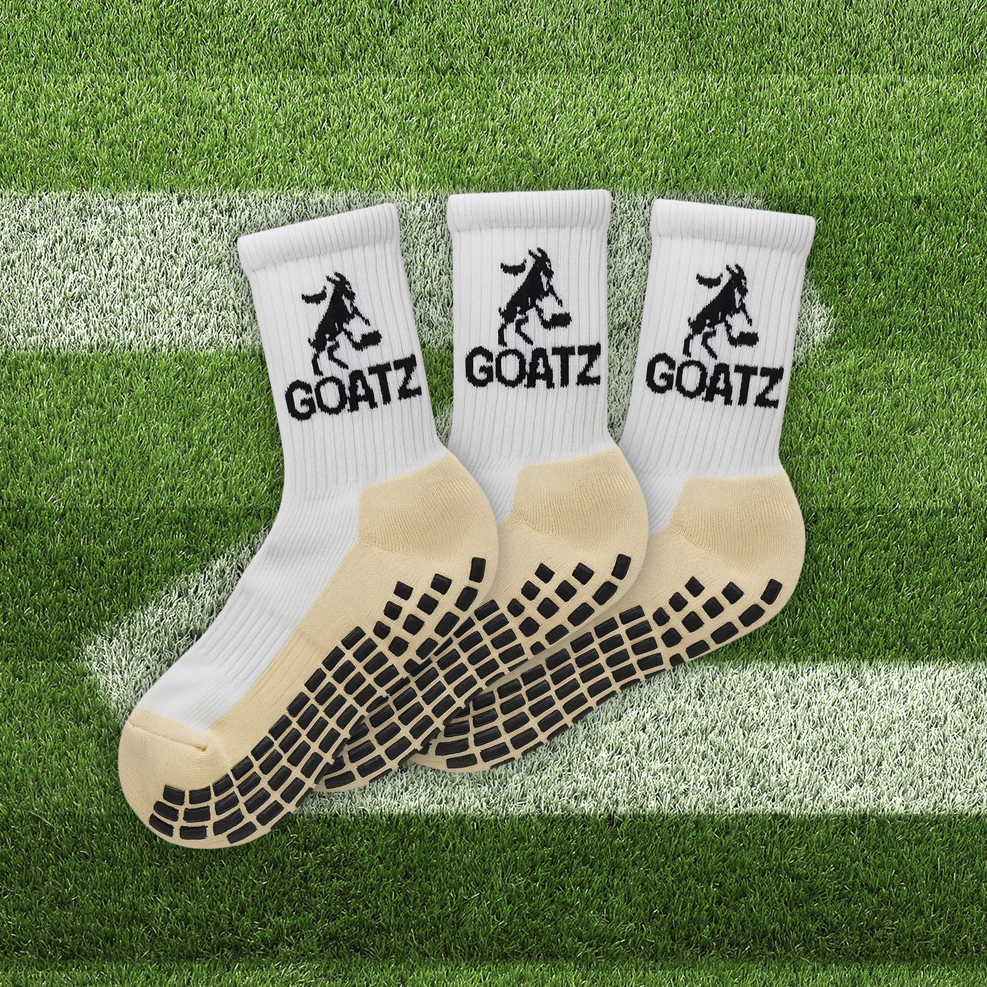 GOATZ Grip Socks (3x Pairs)